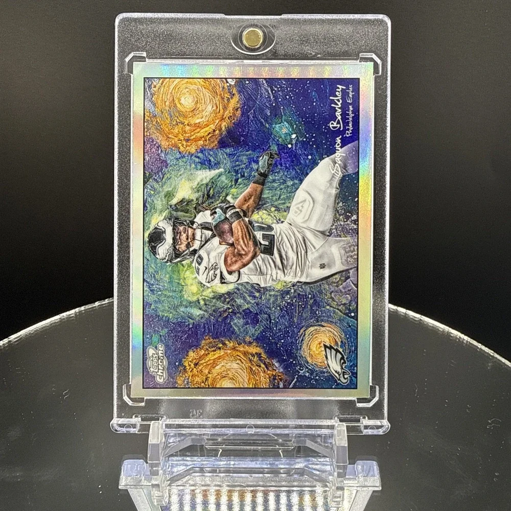 2025 Topps Chrome Cosmic #STN-16 Saquan Barkley Stars in the Night